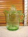 Hocking Glass Measuring Pitcher and Reamer
